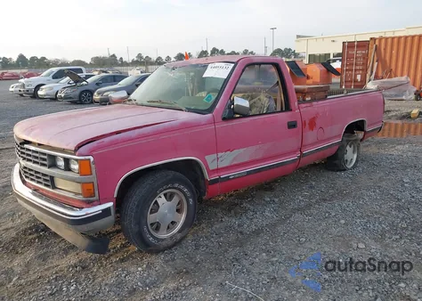 1988 Chevrolet Gmt-400 C1500 из США, поврежденный, VIN 2GCDC14H0J1157192